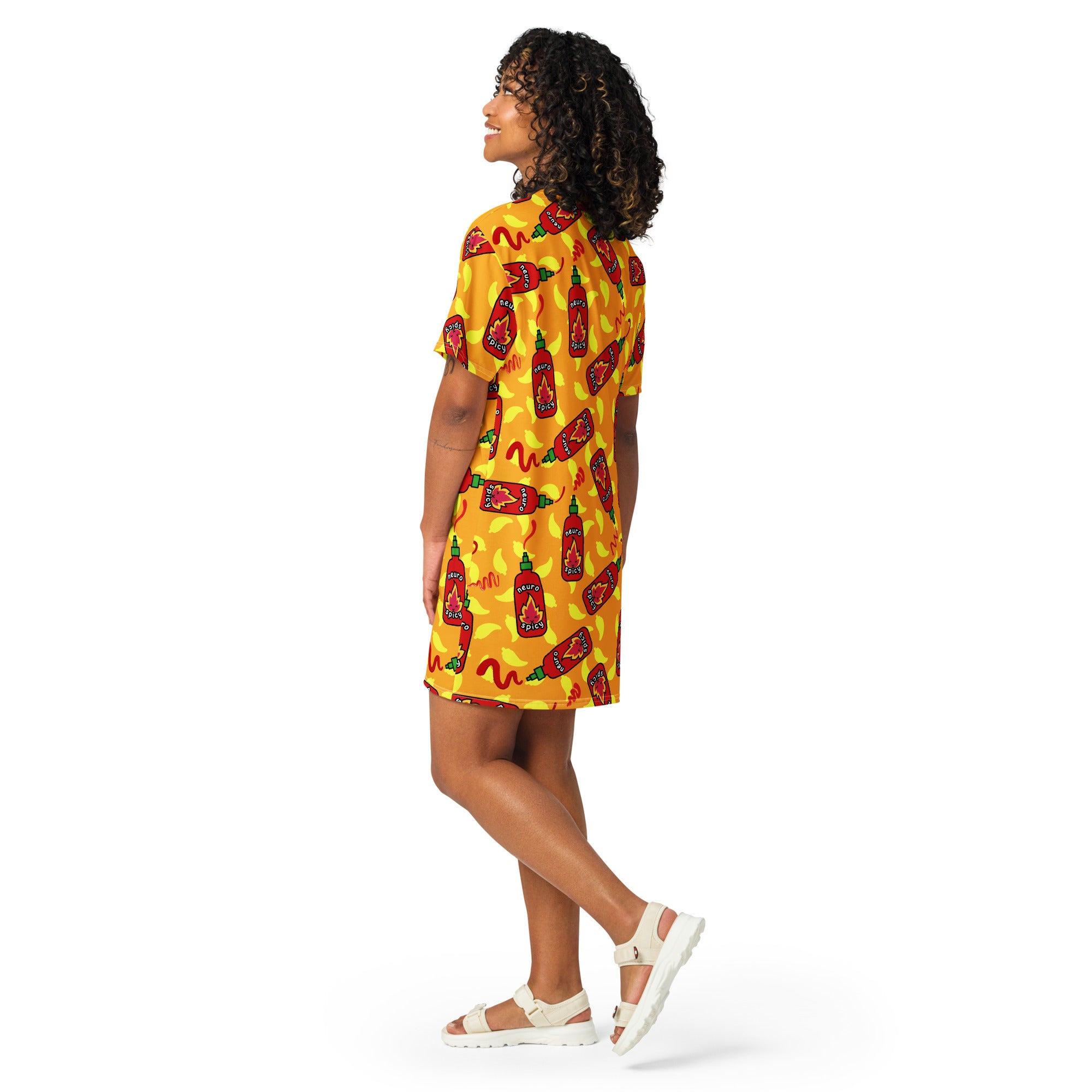 Unisex Multi-wear Tee Dress - 'Neurospicy'
