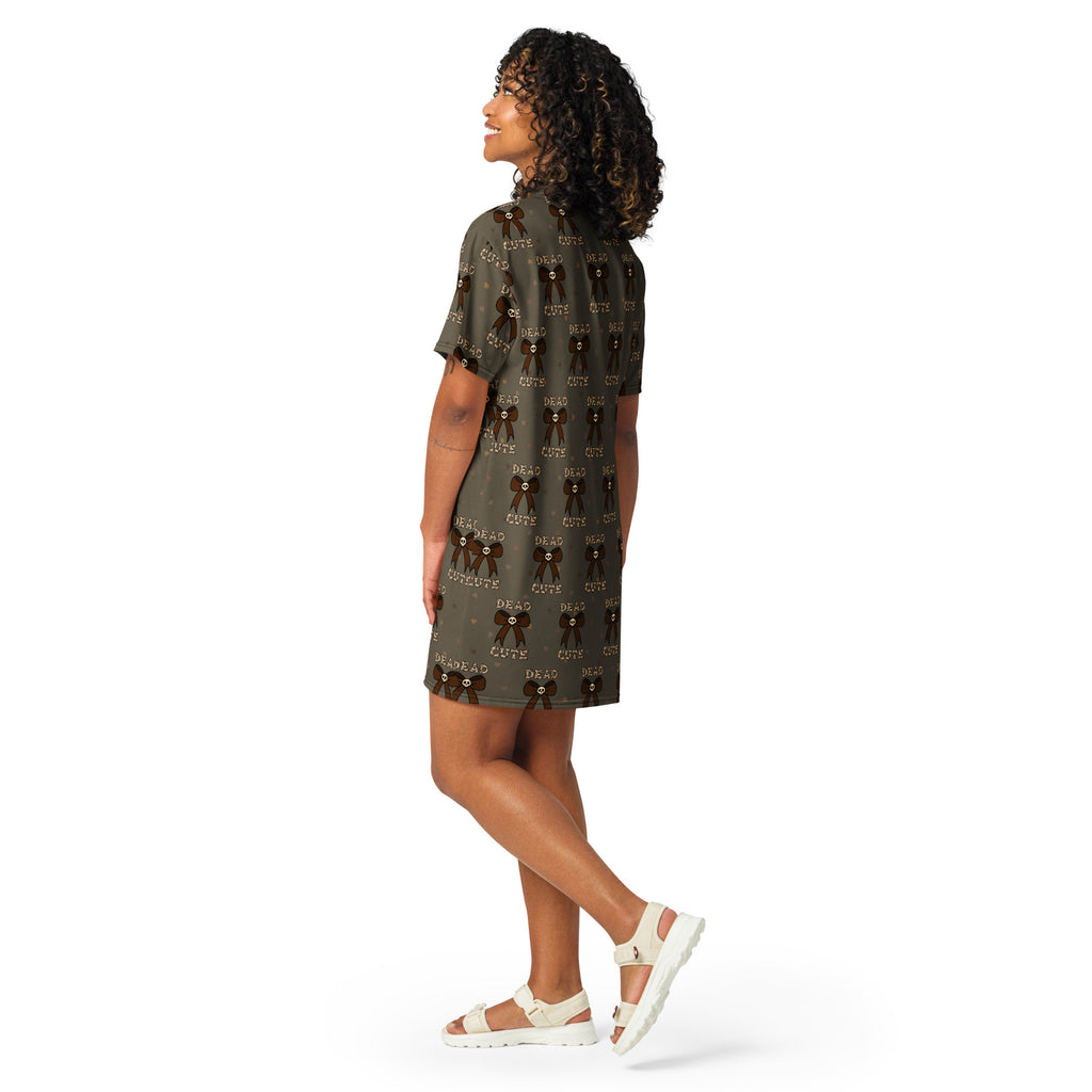Unisex Multi-wear Tee Dress - 'Dead Cute'