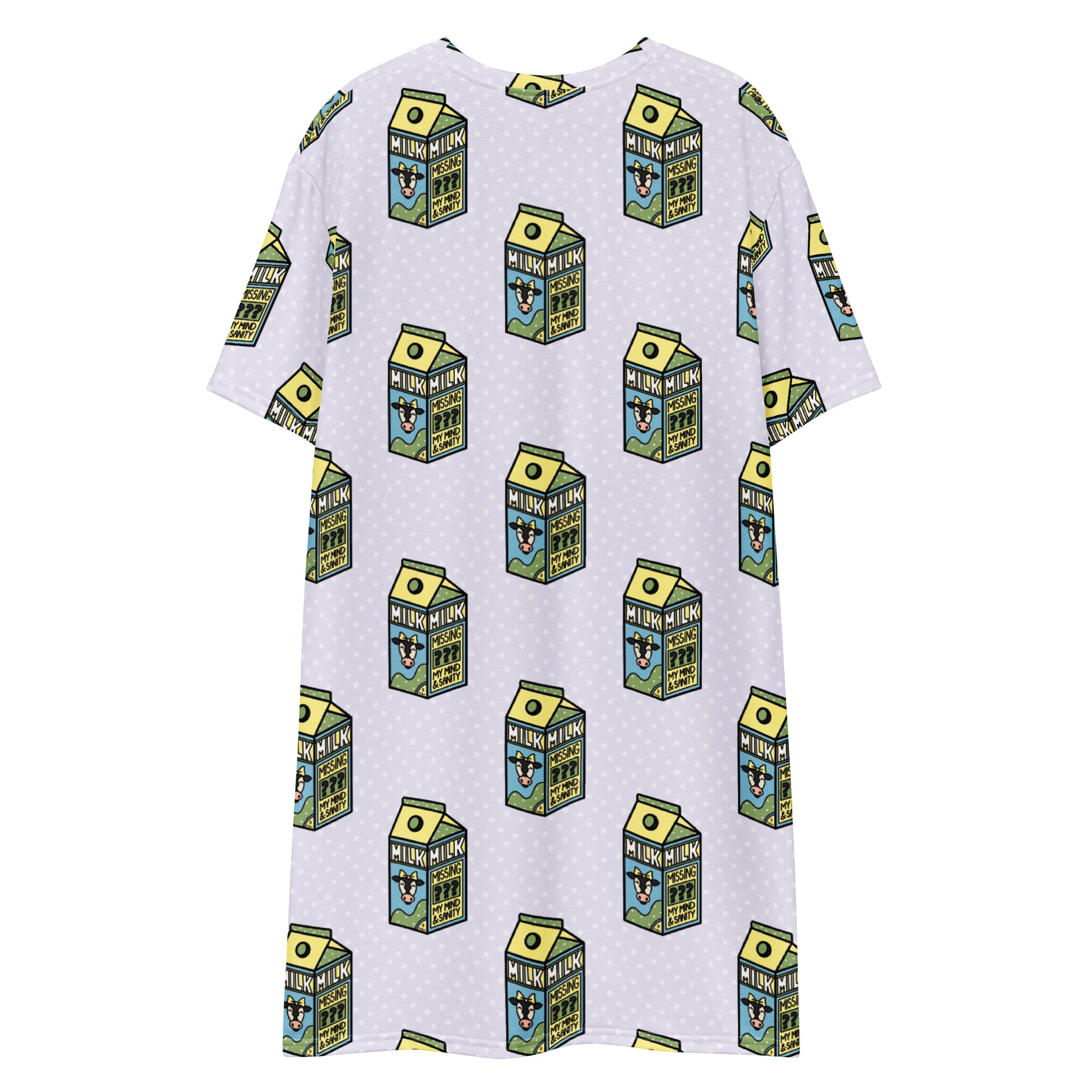 Unisex Multi-wear Tee Dress - 'Got Milk'