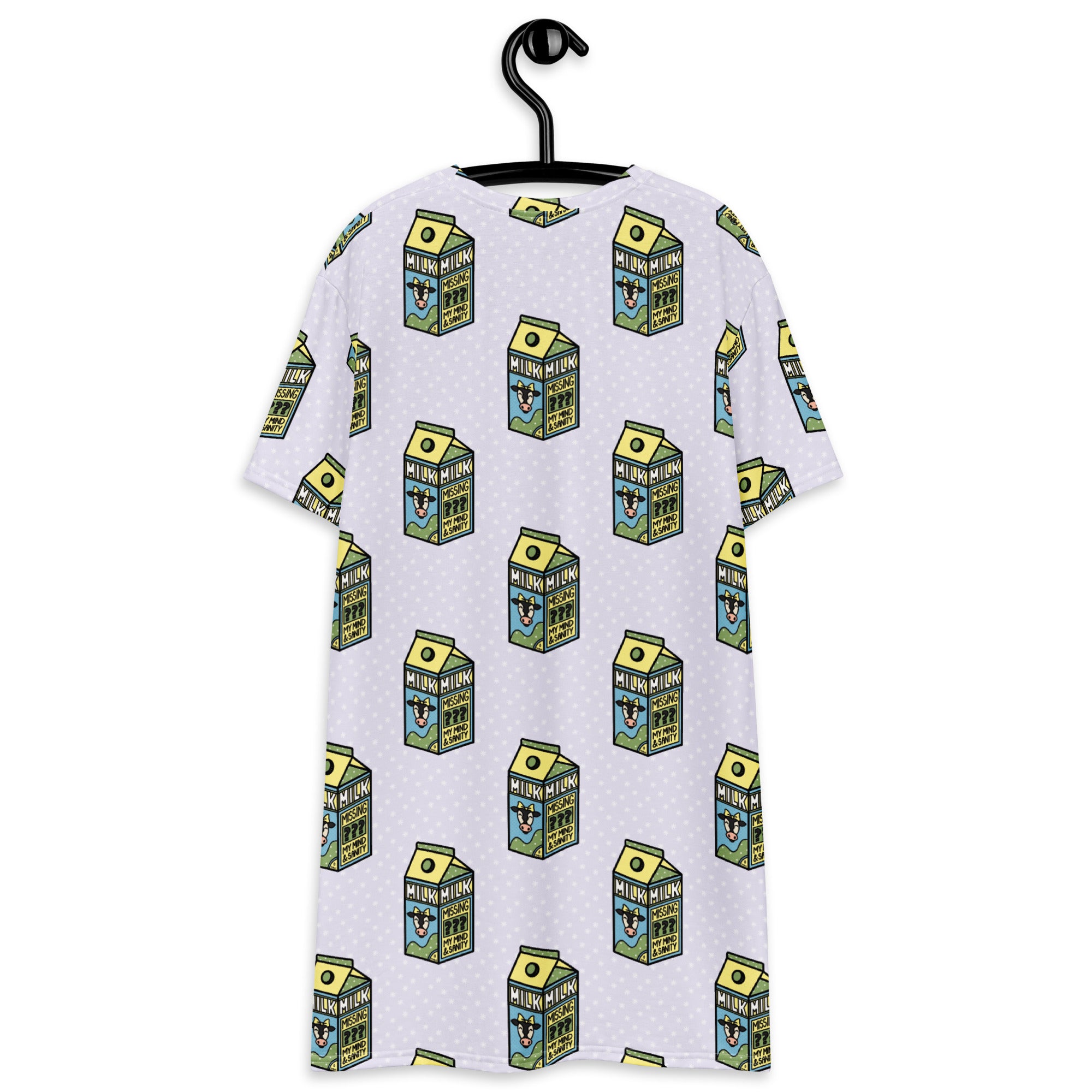 Unisex Multi-wear Tee Dress - 'Got Milk'