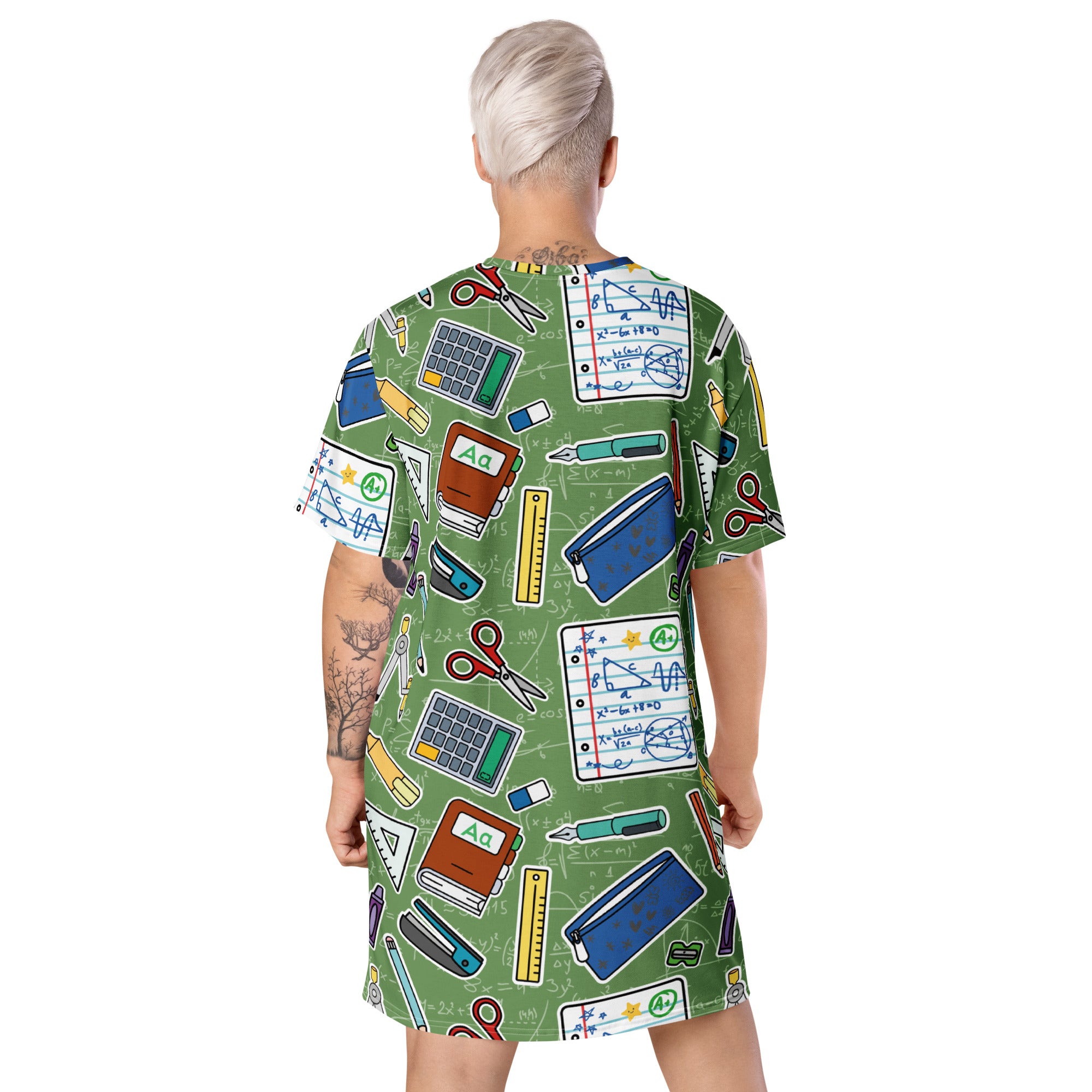 Unisex Multi-wear Tee Dress - 'Teacher's Pet'