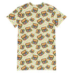 Unisex Multi-wear Tee Dress - 'Easter Kittens'