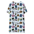 Unisex Multi-wear Tee Dress - 'Gingham Getaway'