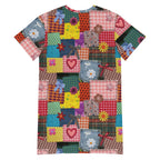 Unisex Multi-wear Tee Dress - 'Perfect Patchwork'