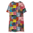 Unisex Multi-wear Tee Dress - 'Perfect Patchwork'