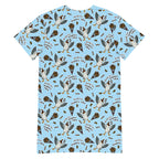 Unisex Multi-wear Tee Dress - 'Chippy Tea' Tee Dress