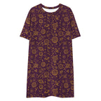 Unisex Multi-wear Tee Dress - 'Galactic Gold'