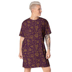 Unisex Multi-wear Tee Dress - 'Galactic Gold'