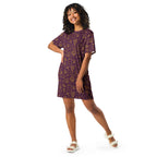 Unisex Multi-wear Tee Dress - 'Galactic Gold'