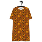Unisex Multi-wear Tee Dress - 'Sunflower Sparkle'