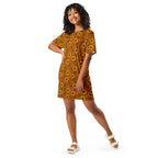 Unisex Multi-wear Tee Dress - 'Sunflower Sparkle'