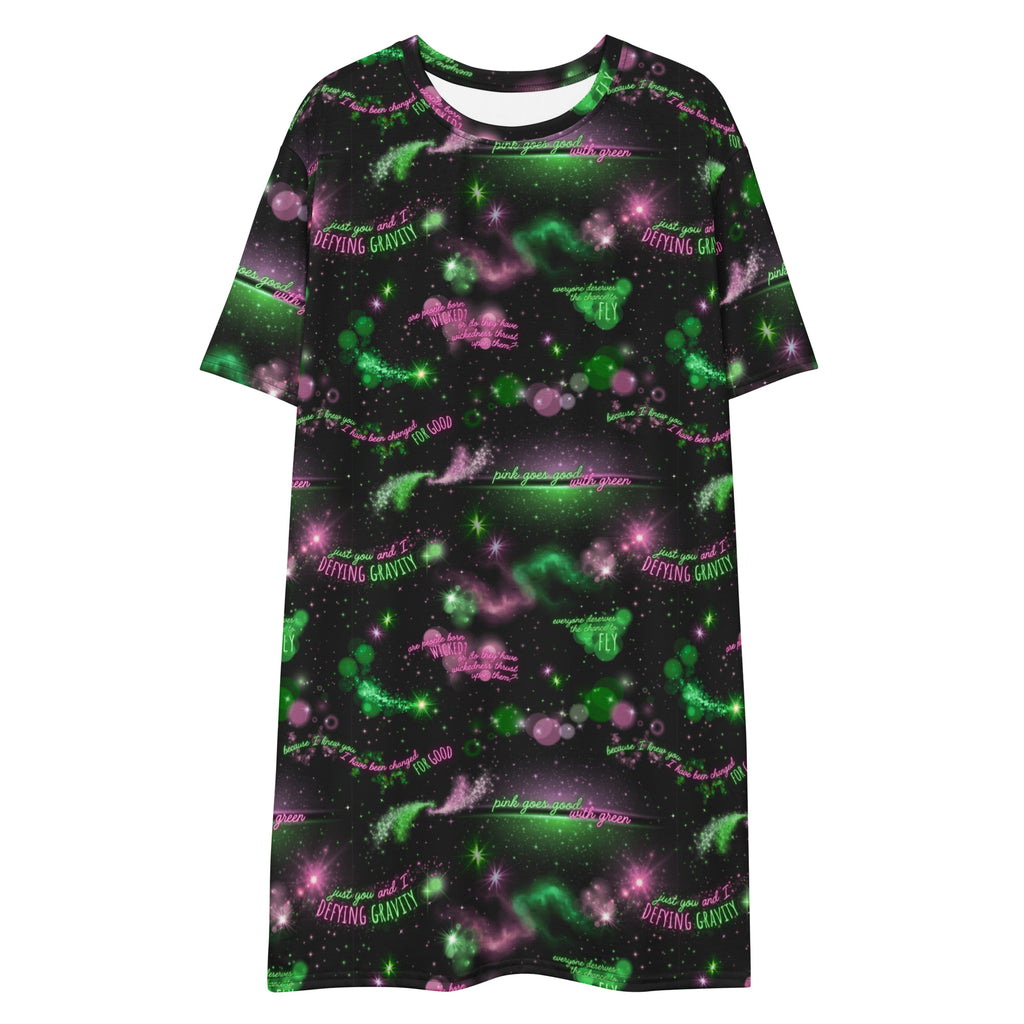 Unisex Multi-wear Tee Dress - 'Defy Gravity'