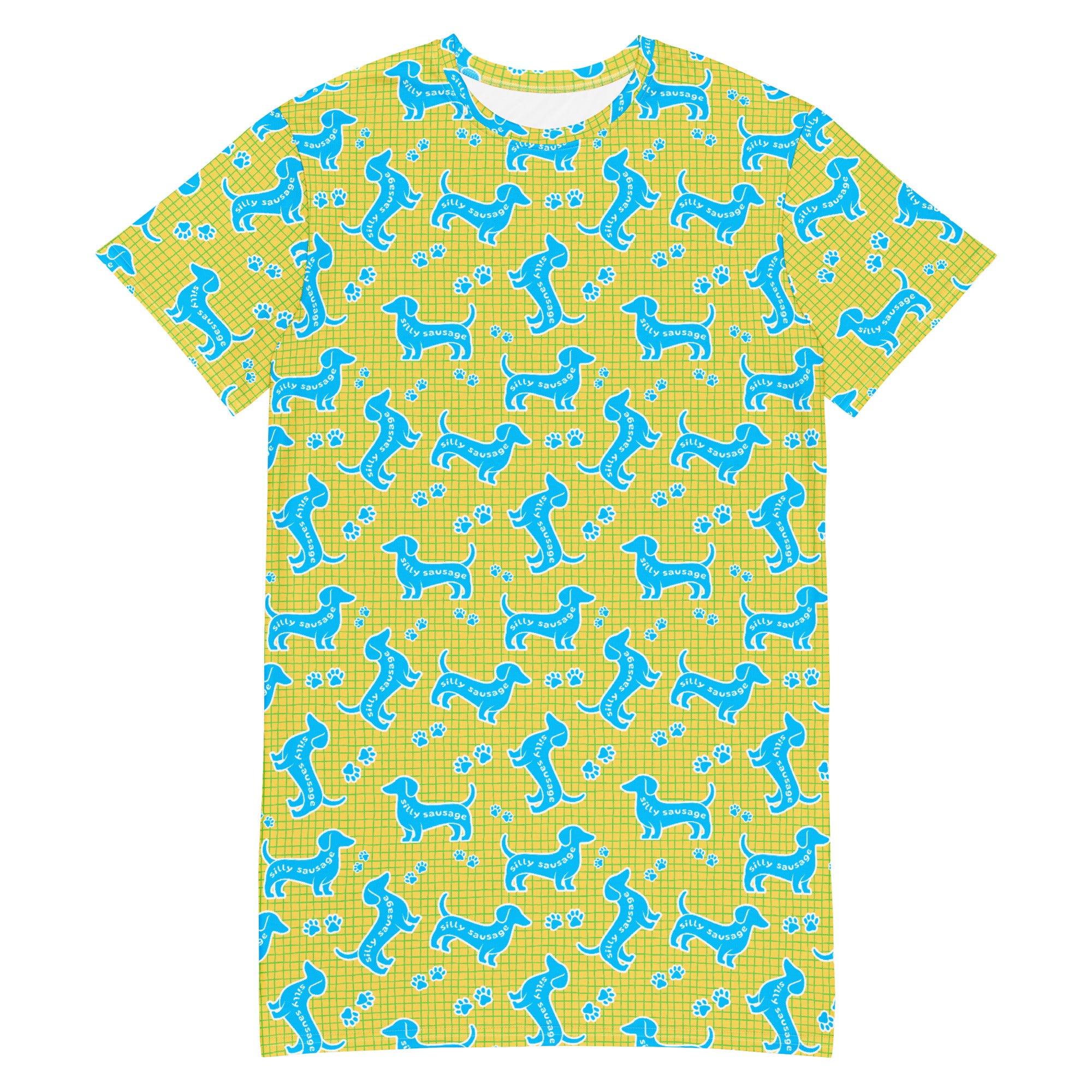 Unisex Multi-wear Tee Dress - 'Silly Sausage'