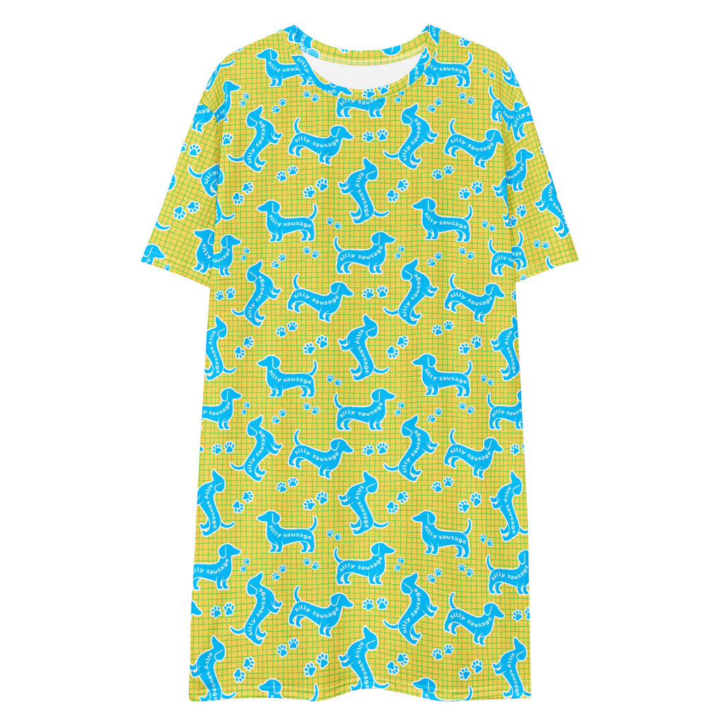 Unisex Multi-wear Tee Dress - 'Silly Sausage' 6XL