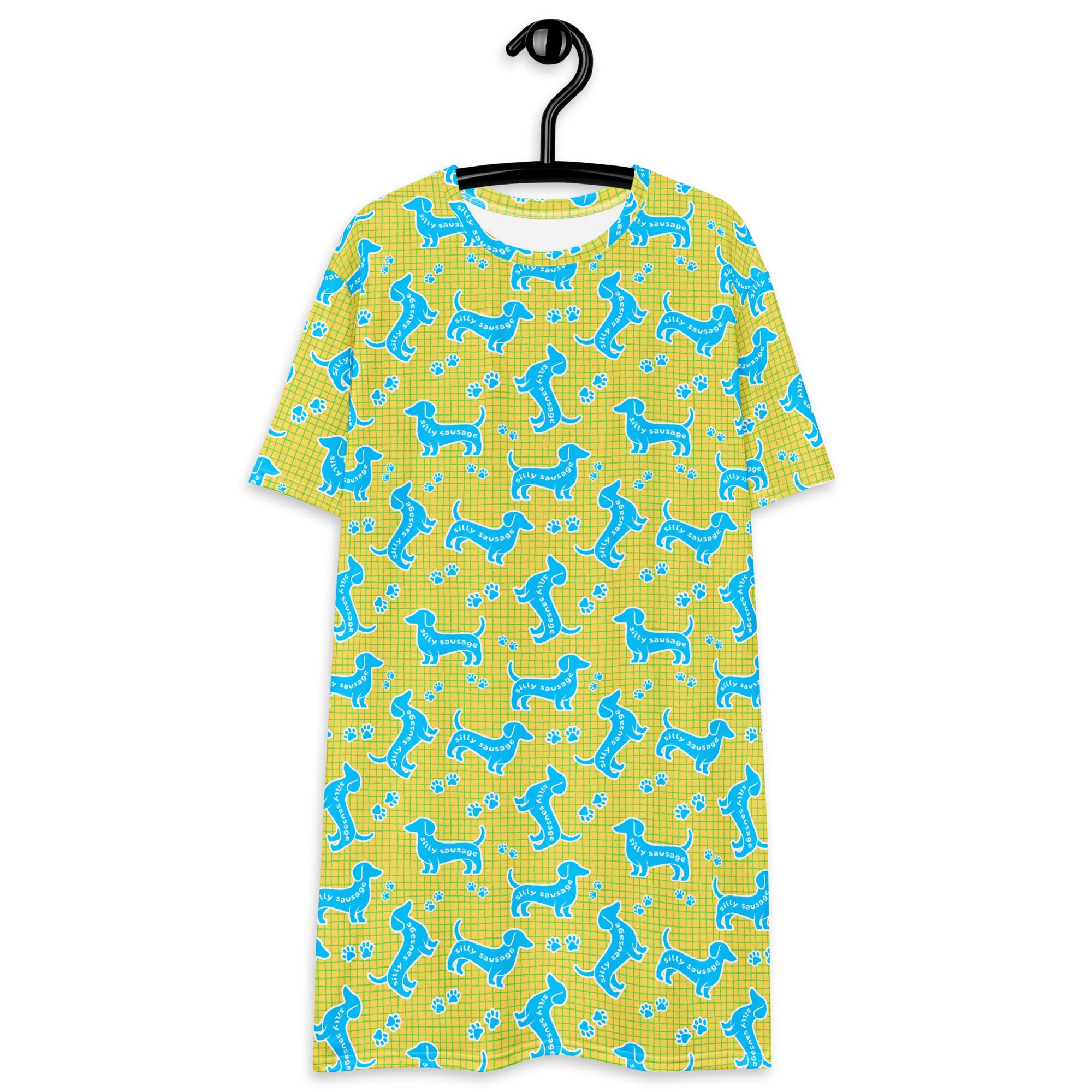 Unisex Multi-wear Tee Dress - 'Silly Sausage'
