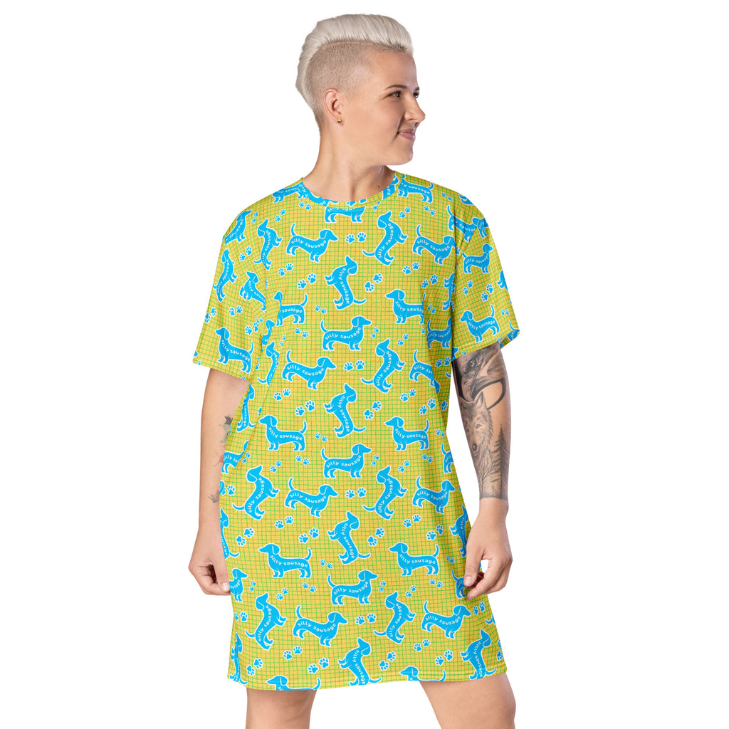 Unisex Multi-wear Tee Dress - 'Silly Sausage'
