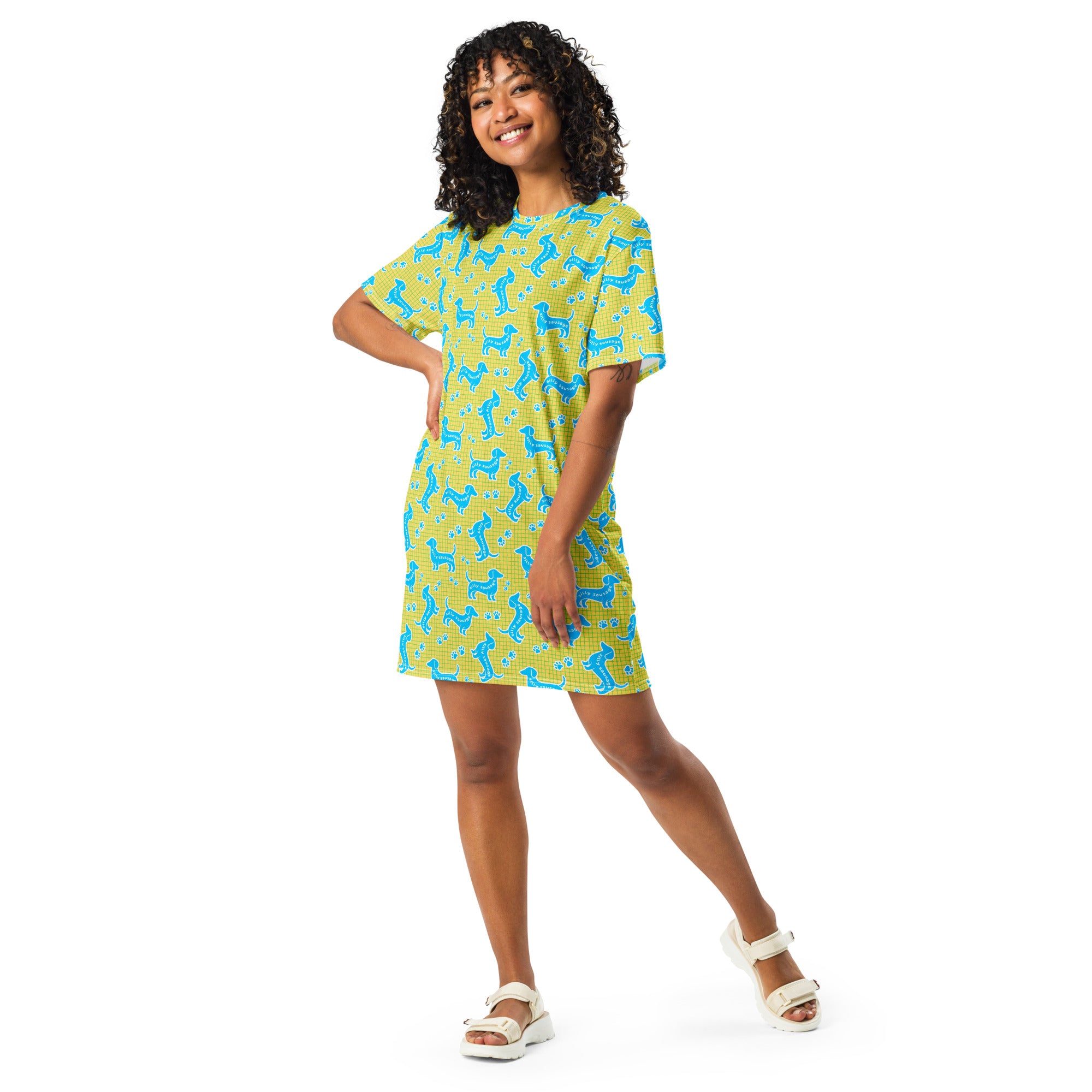 Unisex Multi-wear Tee Dress - 'Silly Sausage'