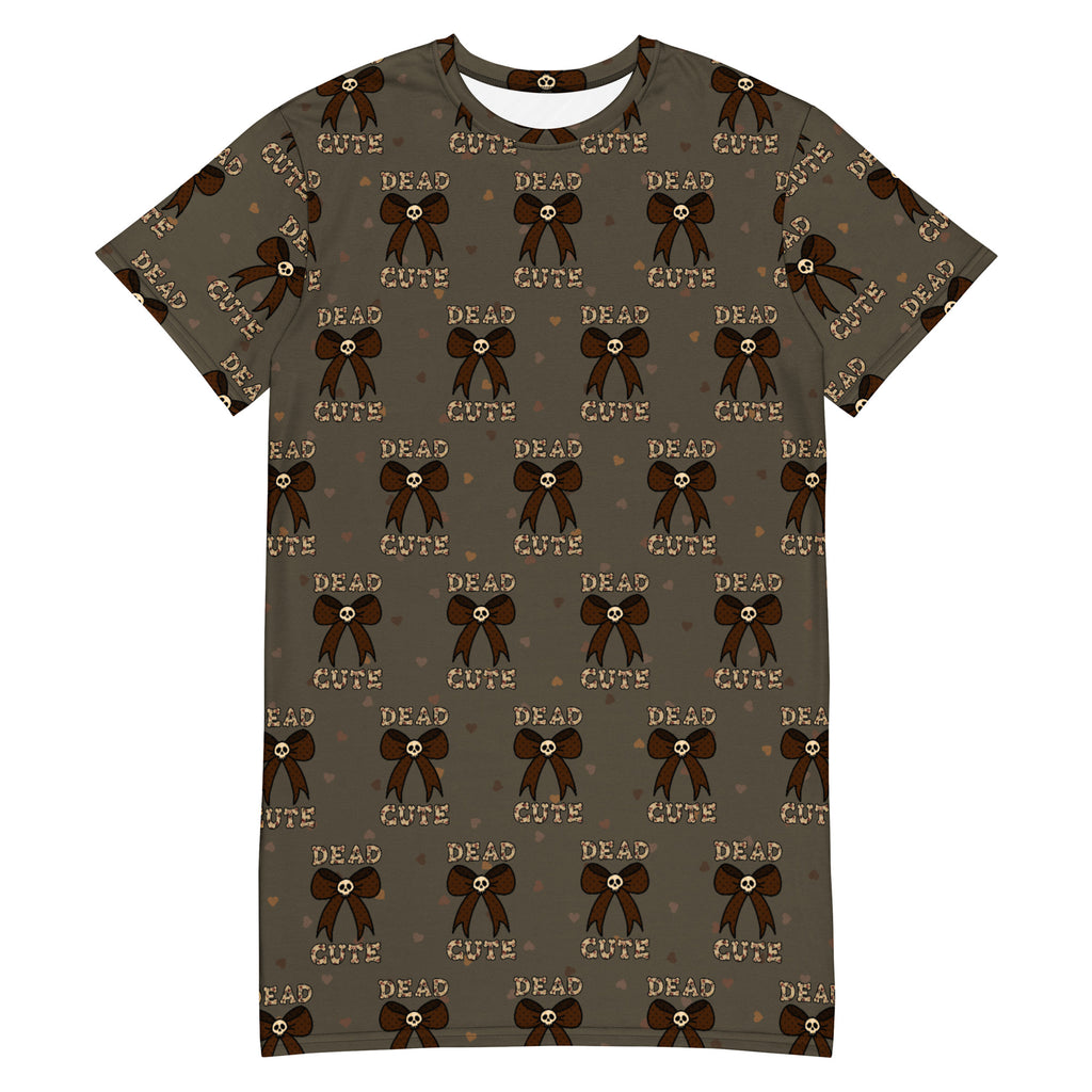 Unisex Multi-wear Tee Dress - 'Dead Cute'