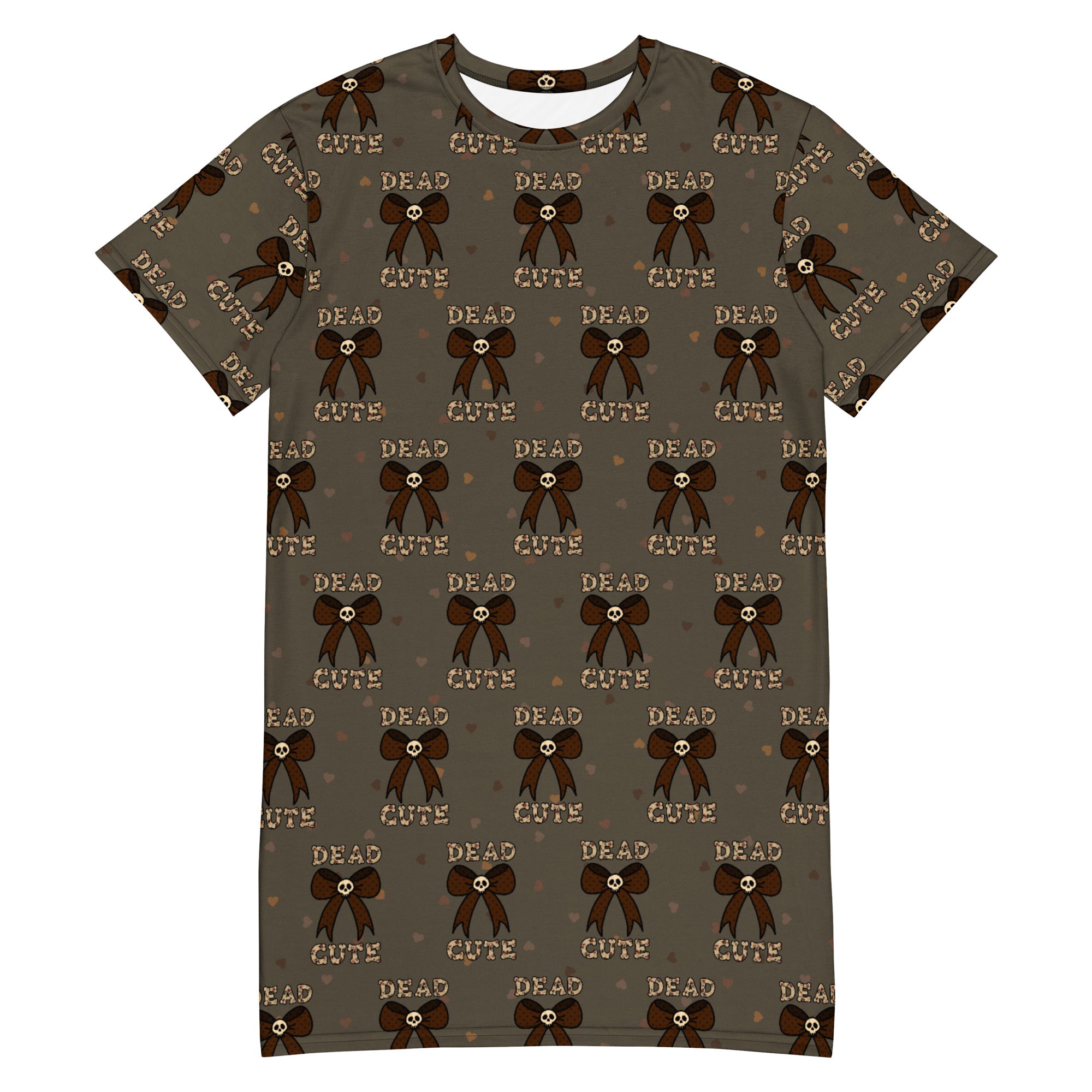 Unisex Multi-wear Tee Dress - 'Dead Cute'