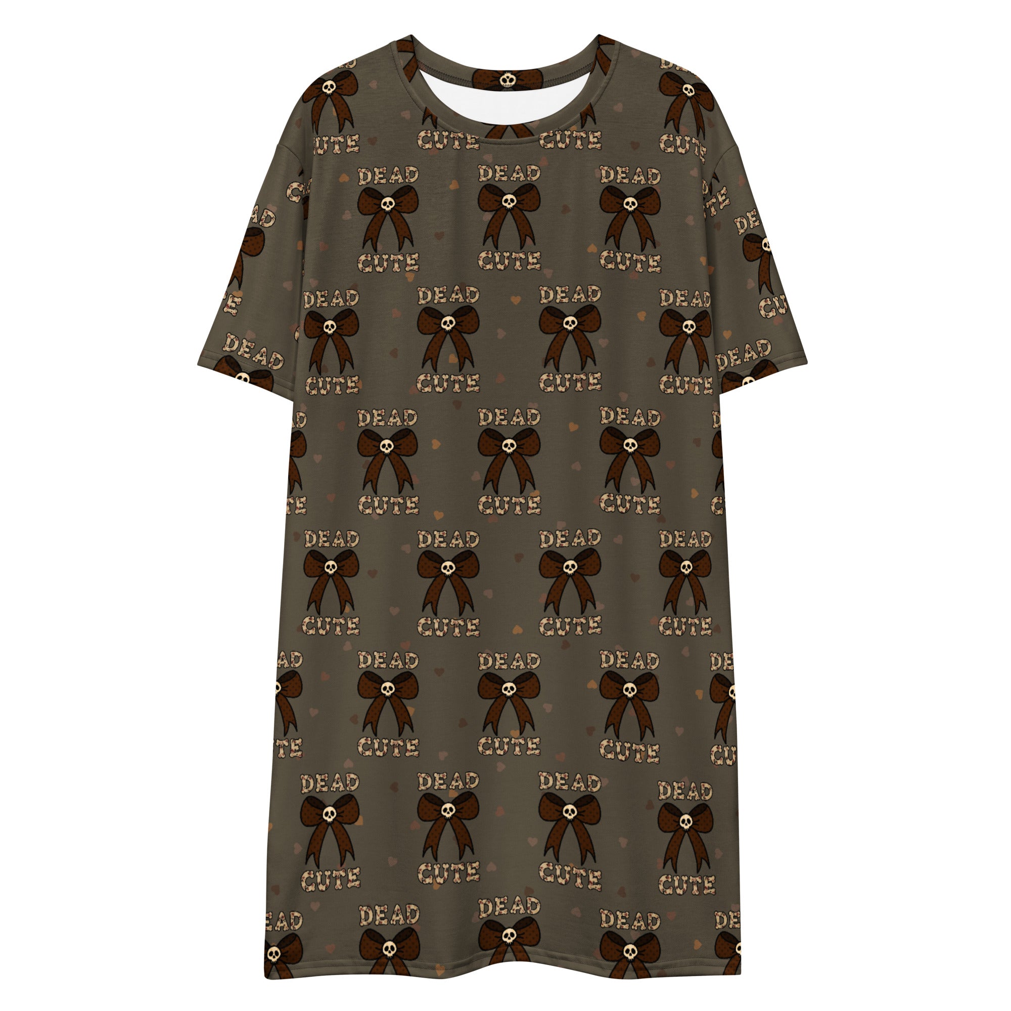 Unisex Multi-wear Tee Dress - 'Dead Cute' 6XL