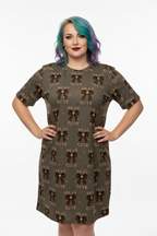 Unisex Multi-wear Tee Dress - 'Dead Cute'