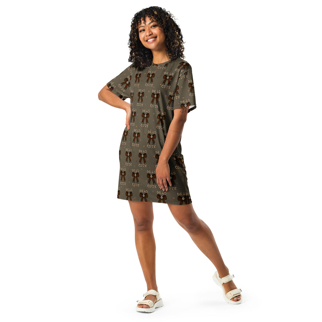 Unisex Multi-wear Tee Dress - 'Dead Cute'