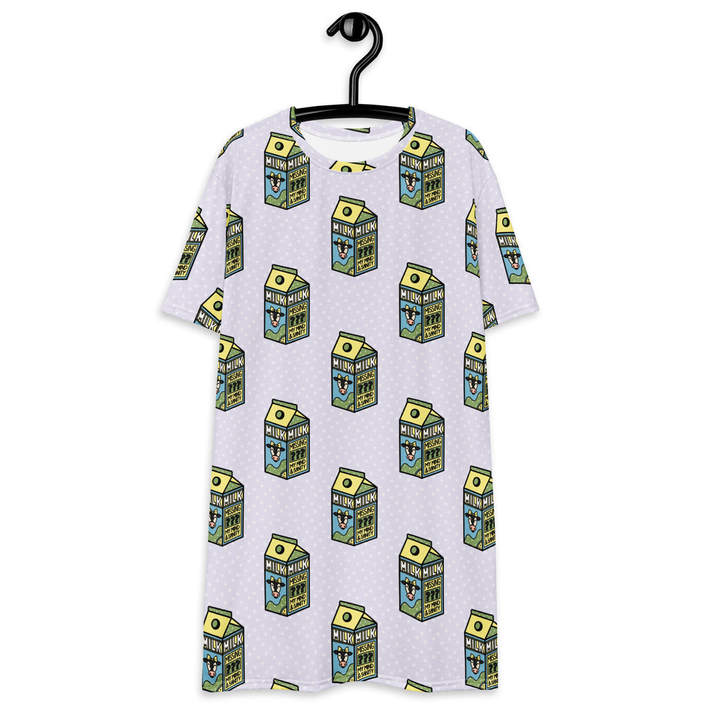 Unisex Multi-wear Tee Dress - 'Got Milk'