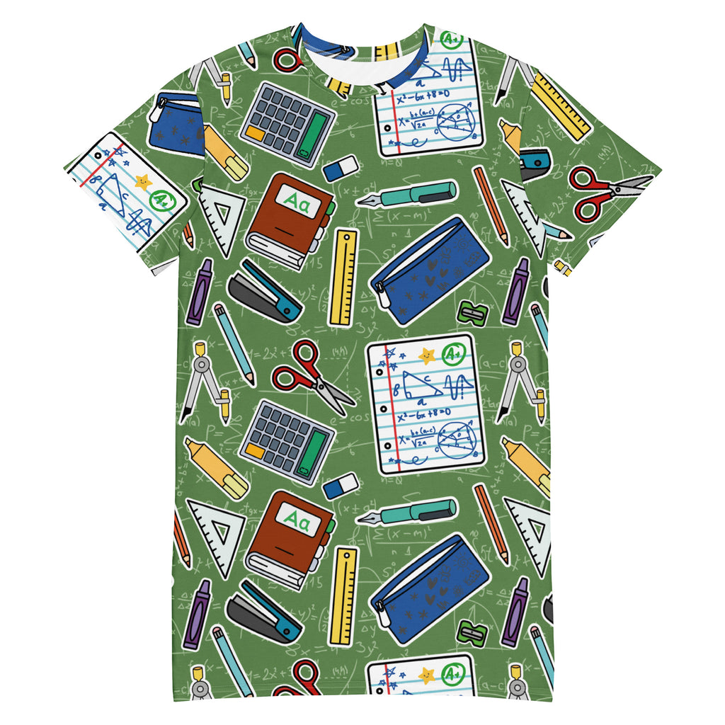 Unisex Multi-wear Tee Dress - 'Teacher's Pet'