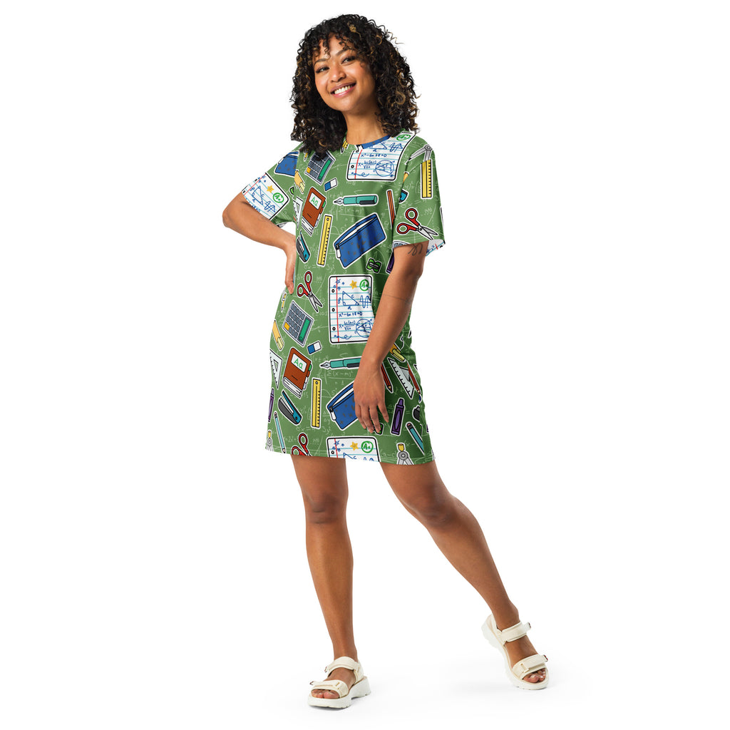 Unisex Multi-wear Tee Dress - 'Teacher's Pet'