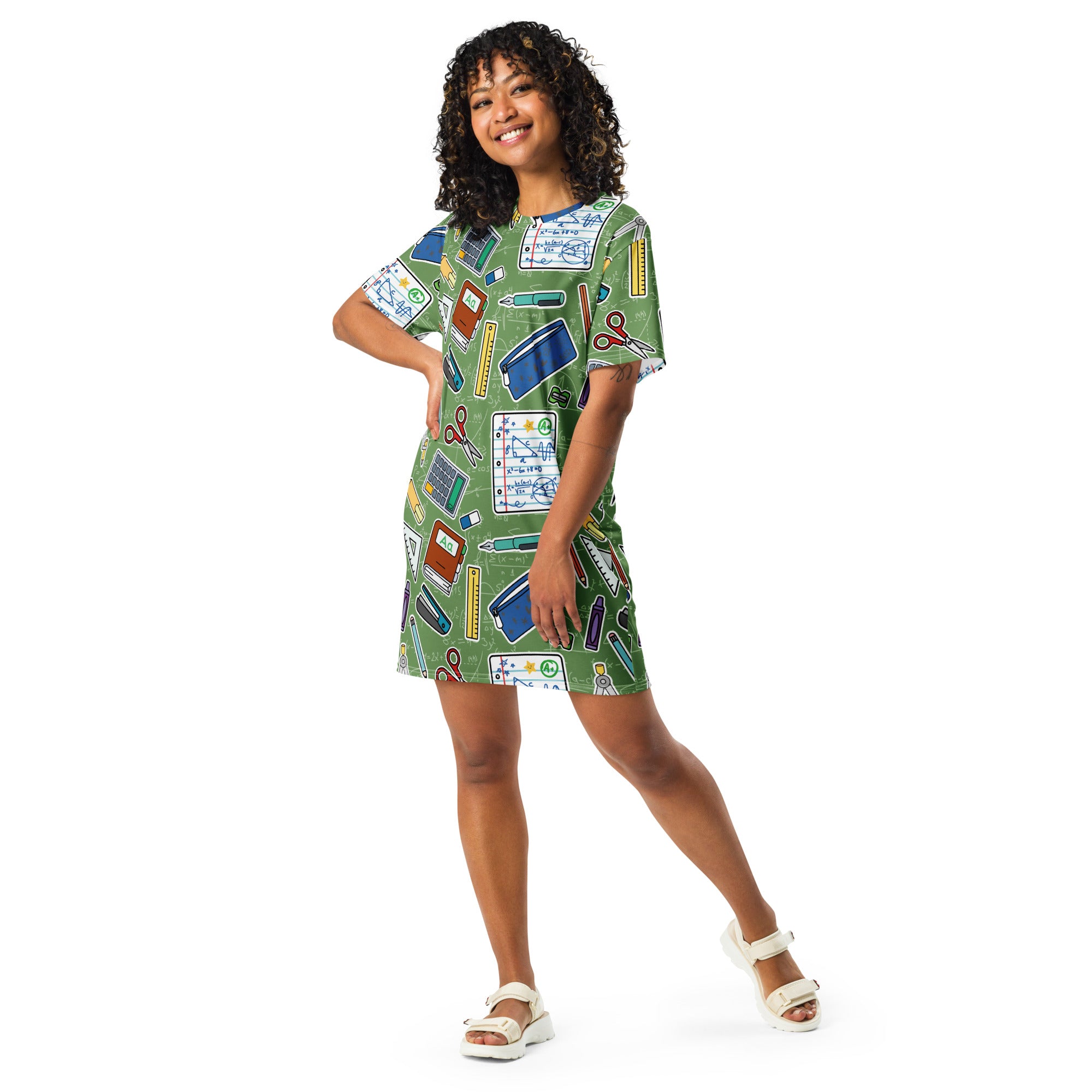 Unisex Multi-wear Tee Dress - 'Teacher's Pet'