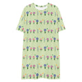 Unisex Multi-wear Tee Dress - 'Spring Stems' 6XL