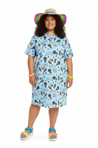 Unisex Multi-wear Tee Dress - 'Chippy Tea' Tee Dress