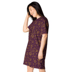 Unisex Multi-wear Tee Dress - 'Galactic Gold'