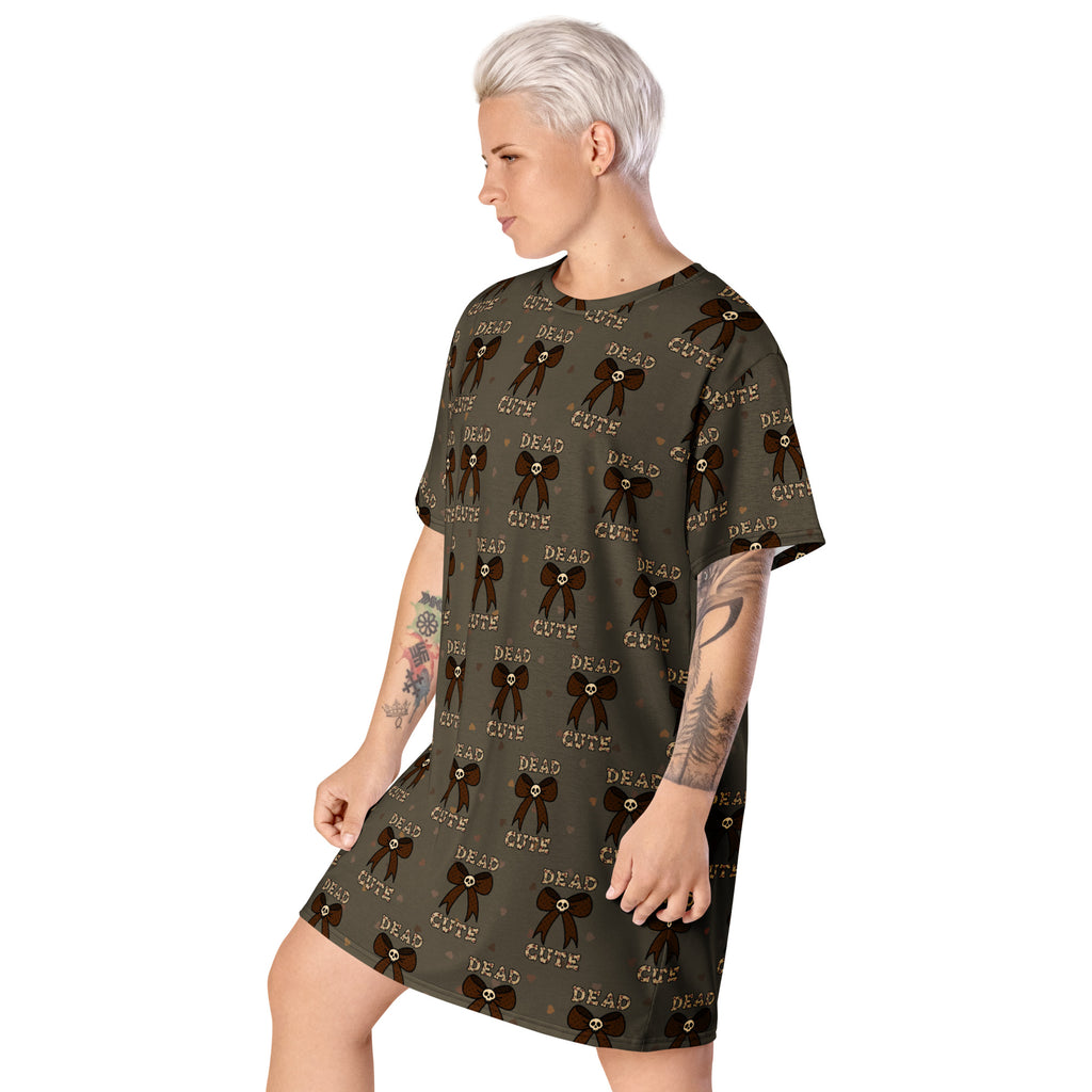 Unisex Multi-wear Tee Dress - 'Dead Cute'