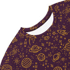 Unisex Multi-wear Tee Dress - 'Galactic Gold'