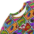 Unisex Multi-wear Tee Dress - 'Comic Chaos'