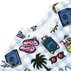 Unisex Multi-wear Tee Dress - 'Gingham Getaway'