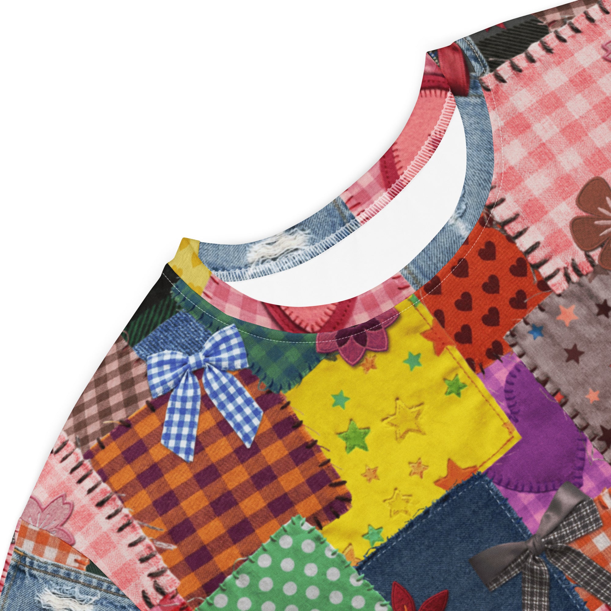 Unisex Multi-wear Tee Dress - 'Perfect Patchwork'