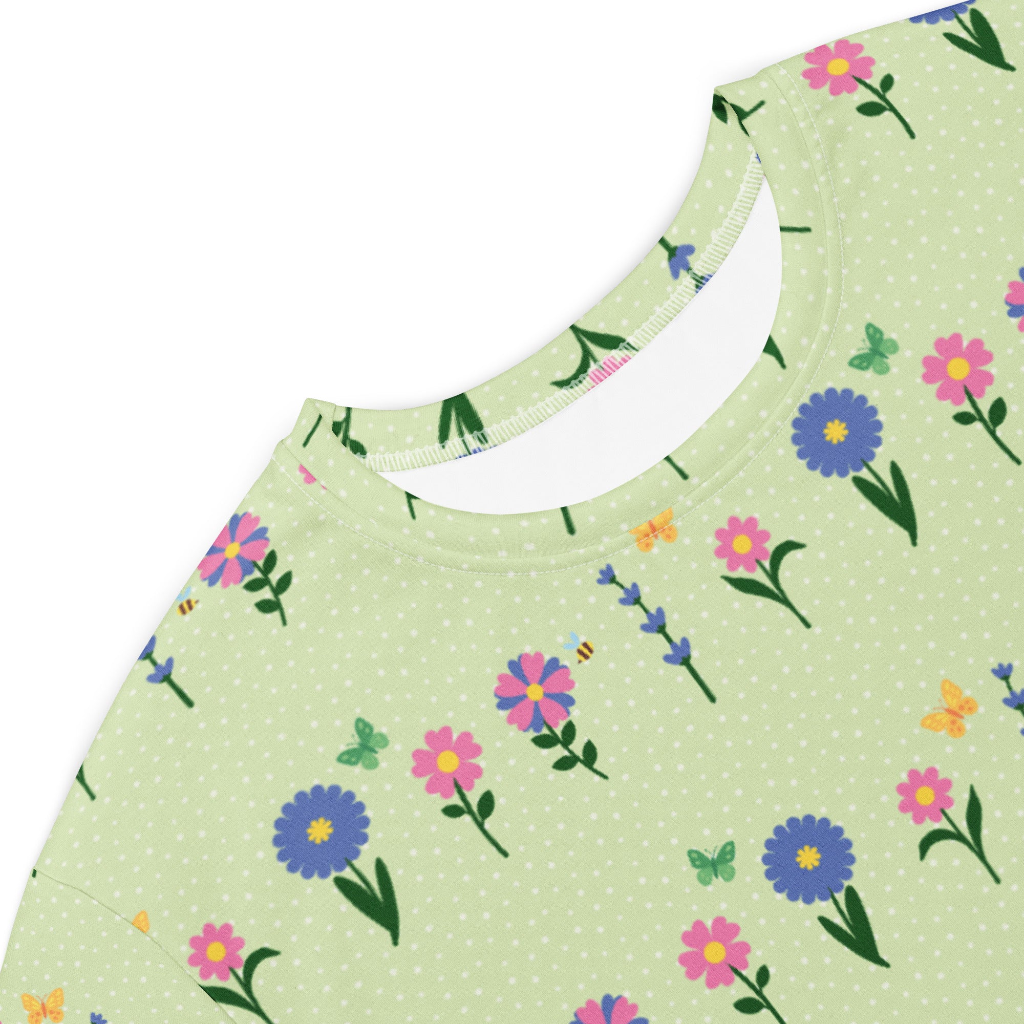 Unisex Multi-wear Tee Dress - 'Spring Stems'