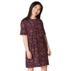 Unisex Multi-wear Tee Dress - 'Galactic Gold'