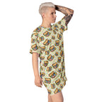 Unisex Multi-wear Tee Dress - 'Easter Kittens'