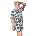 Unisex Multi-wear Tee Dress - 'Gingham Getaway'
