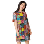 Unisex Multi-wear Tee Dress - 'Perfect Patchwork'