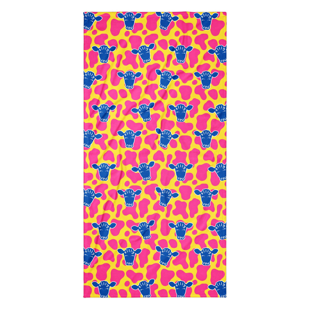 XL Beach Towel - 'Silly Cow'
