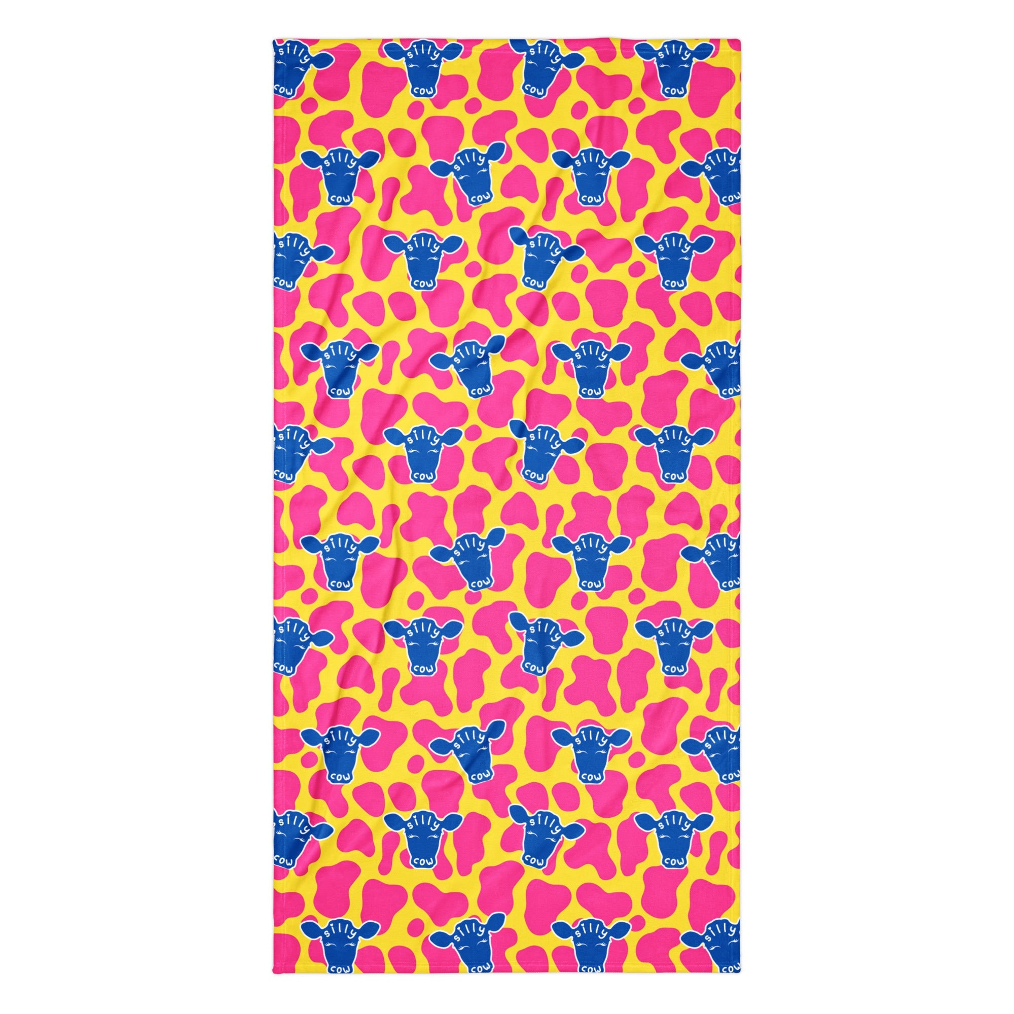 XL Beach Towel - 'Silly Cow'