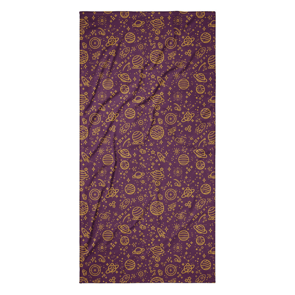 XL Beach Towel - 'Galactic Gold' Default Title