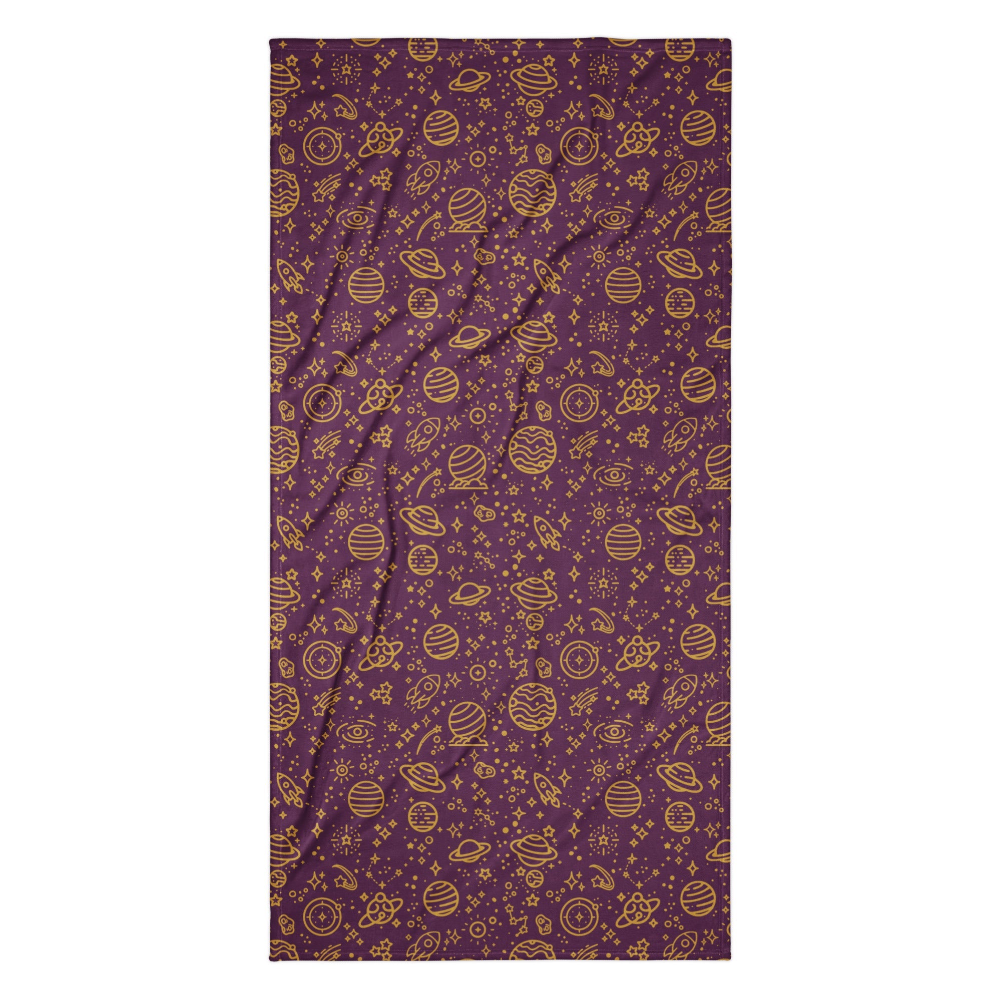 XL Beach Towel - 'Galactic Gold' Default Title