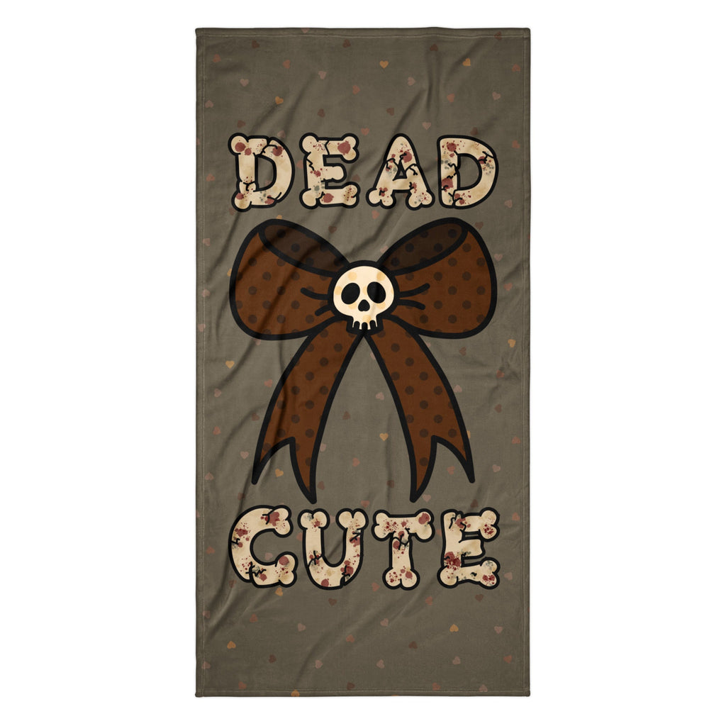 XL Beach Towel - 'Dead Cute'