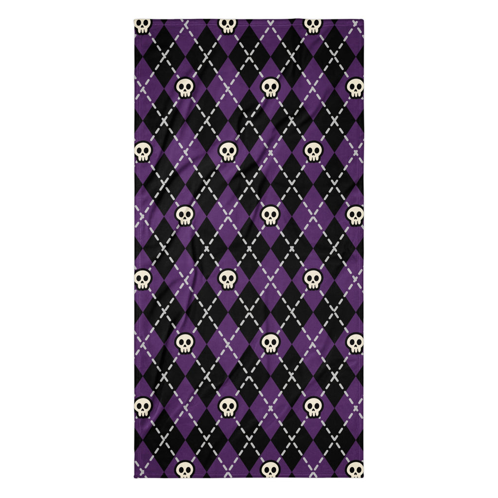 XL Beach Towel - 'Diamond Skulls' Default Title
