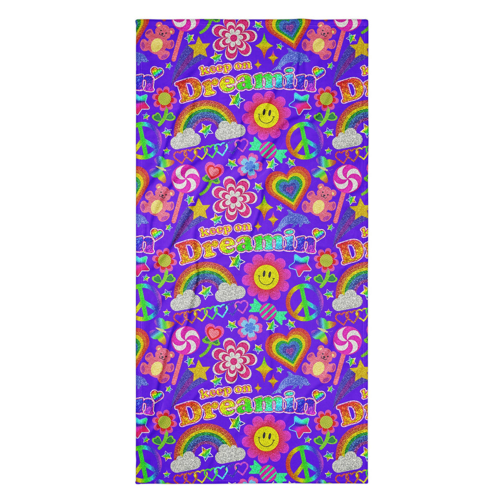 XL Beach Towel - 'Glitter Stickers' Default Title